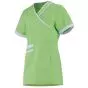 Casacca medica da donna LILEE 8TCC00PC Verde mela/Bianco