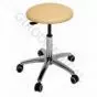 Sgabello con base cromata Ecopostural S4610