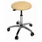 Sgabello con base cromata Ecopostural S4610