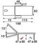 Lettino da massaggio elettrico con barra perimetrale Ecopostural C3534