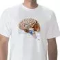 T-shirt anatomiche; Cervello W41039