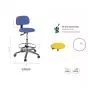 Sgabello rotondo base alluminio Ecopostural S5609