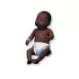 Modello di bebé africano maschile per cure pediatriche W17004