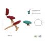 Sedia ergonomica Ecopostural S2105