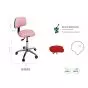 Sgabello con base cromata Ecopostural S4639