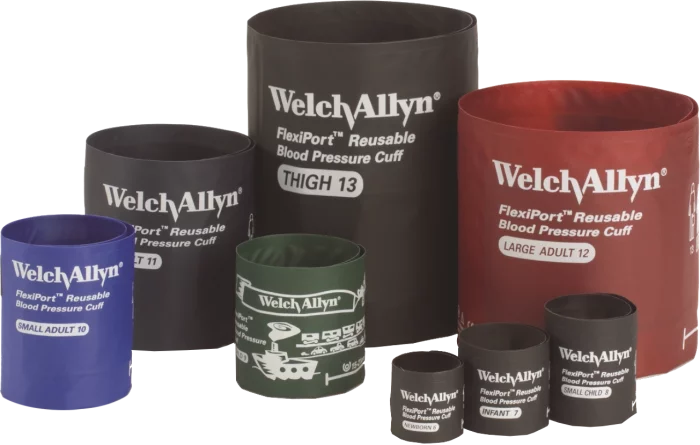 Bracciale FlexiPort per i monitor paziente Welch Allyn CSM 7100, Spot 4400, BP3400 e BP 2000 