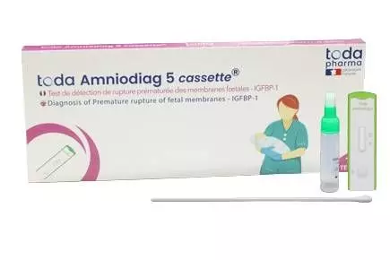 Test diagnostico per la rottura delle membrane fetali Amniodiag 5 (scatola da 10)