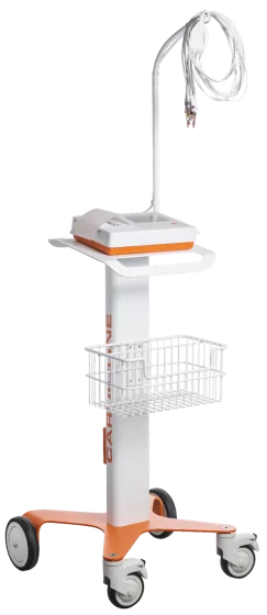 Carrello di trasporto con braccio per Cardioline 200S e 200+ ECG