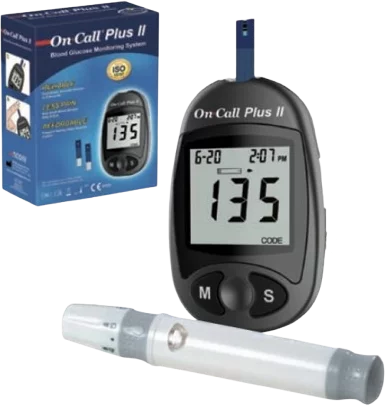 Kit glucometro On Call Plus II