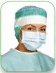 Mascherine chirurgiche con elastico 3 pieghe ultra-protettive blu Barrier 4315 Molnlycke scatola di 50