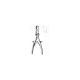 Pinza sgorbia Luer, 4 articolazione, morsi 8 mm, curva, 22 cm - Holtex 
