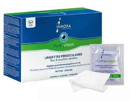 Salviettine detergenti per il contorno occhi Innoxa Hydravision (x20)