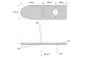 Sedia fissa per ginecologia Mobercas SF-1030-B-G 