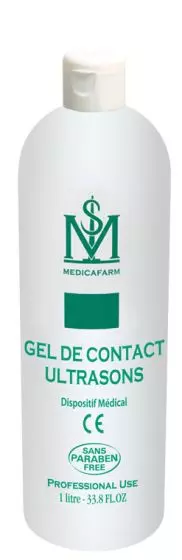 Gel conduttivo neutro per ultrasuoni  Medicafarm Flacone 1L