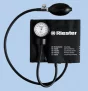 Misuratore di pressione Riester exacta, metallo verniciato, nero, bracciale velcro Adulto