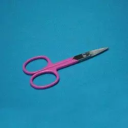 Forbici per unghie neonato, 9cm, rosa, diritti