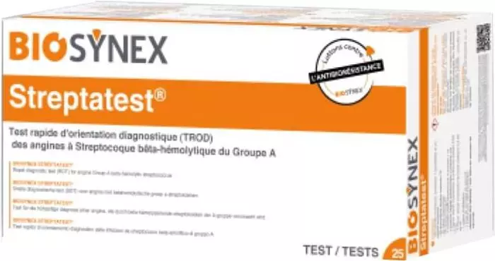 Biosynex Streptatest professional angina test (scatola da 25)