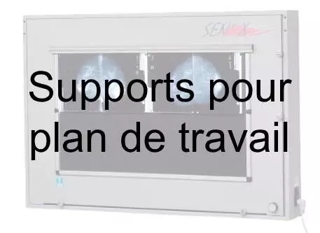 Set di supporti per piani di lavoro per negatoscopi Sen'X