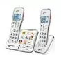 Telefono amplificato digitale cordless con memorie photo versione DUO Geemarc AMPLIDECT595-2 PHOTO