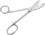Cesoie per gesso dentate Devaset marrone - 23 cm