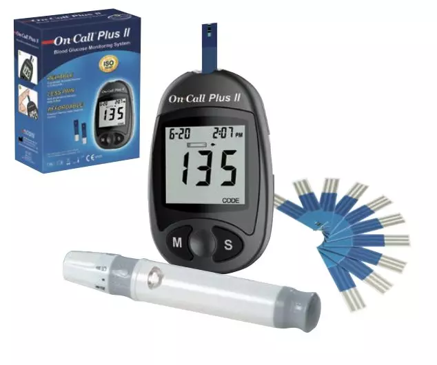 Kit glucometro On Call Plus II