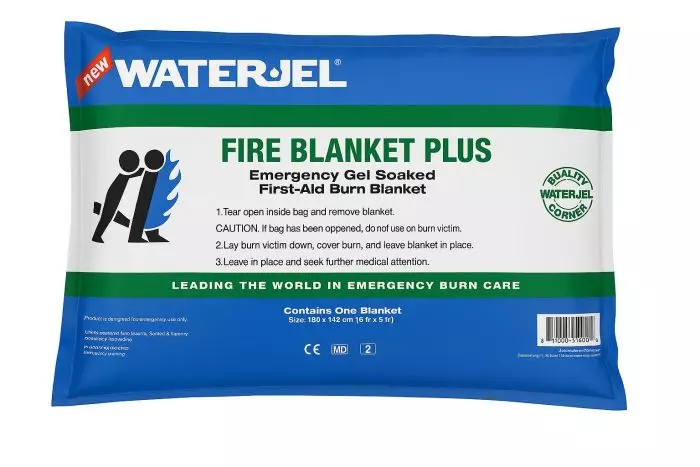 Coperta antincendio Water Jel 183 x 152 cm con supporto