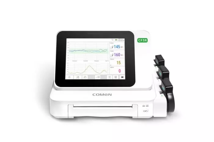 Cardiotocografo / Monitor fetale gemellare Comen CF3R + VCT