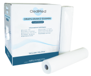 12 rotoli di lenzuolini di carta per lettino ClediMed Classique