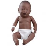 Modello di bebé africano maschile per cure pediatriche W17004