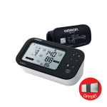 Misuratore di pressione Omron M7 Intelli IT HEM-7361T-EBK  + KardiaMobile 1L