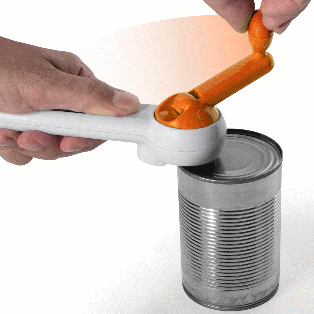 Apriscatole Pratico in Acciaio Inossidabile 4-in-1 Apriscatole Professionale Man