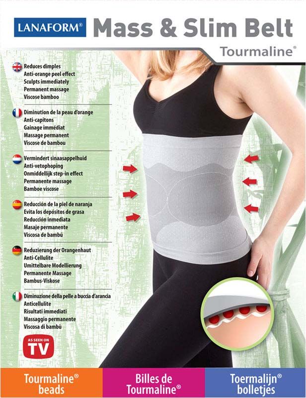 LANAFORM Mass & Slim (M) – Mutandine Dimagranti Con Tormalina – Modellanti E Anticellulite Per Pancia Piatta - 2