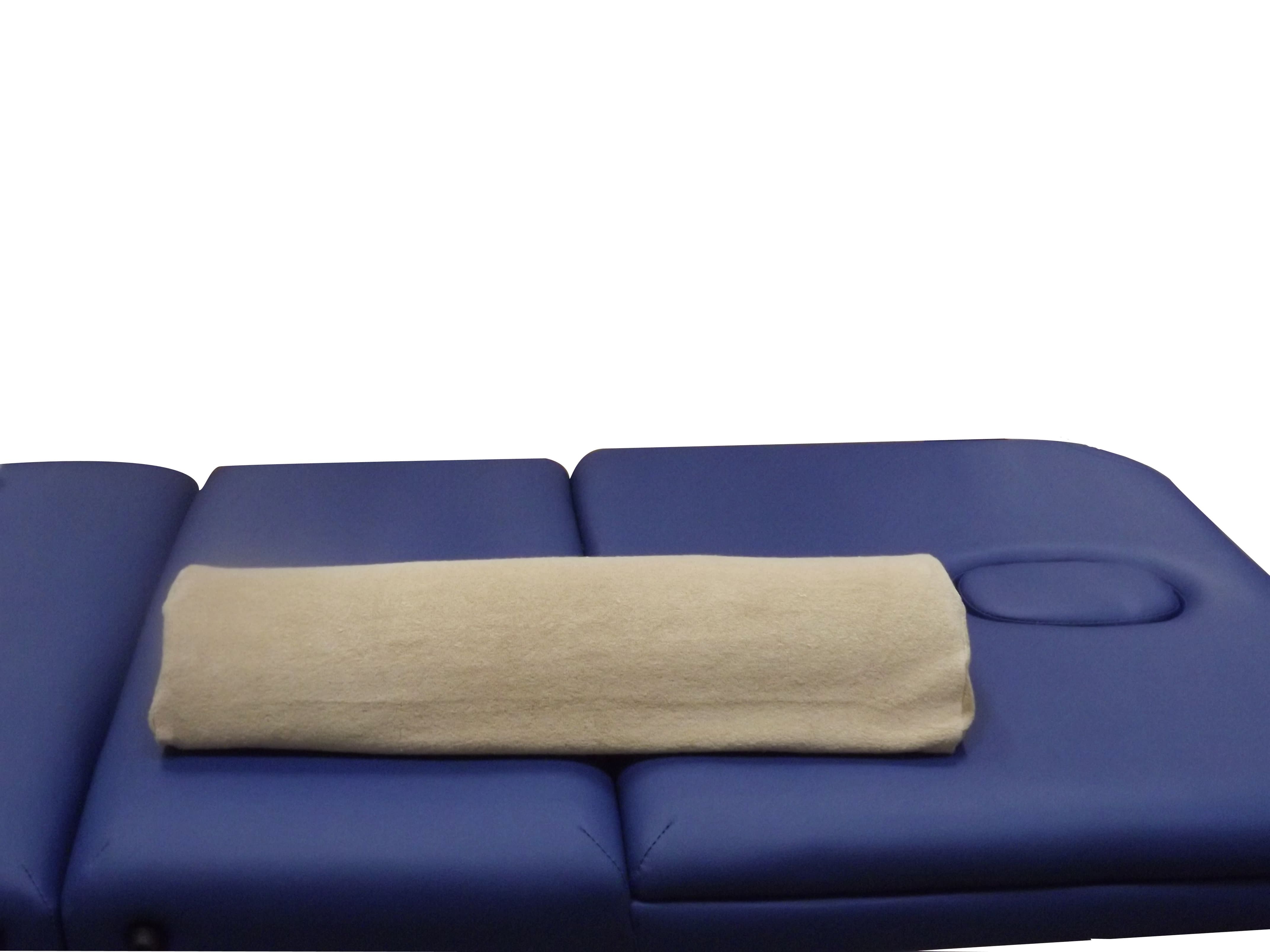 Fodera per cuscino da massaggio semi-cilindrico in cotone Mediprem
