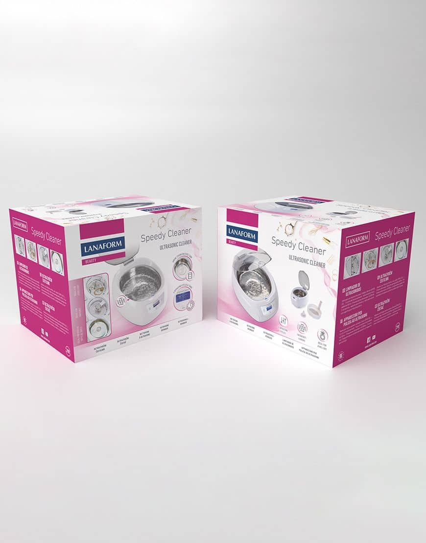 Pulitore A Ultrasuoni 600ml 46kHz | Per Gioielli, Occhiali, Protesi E Orologi, Timer 5 Min