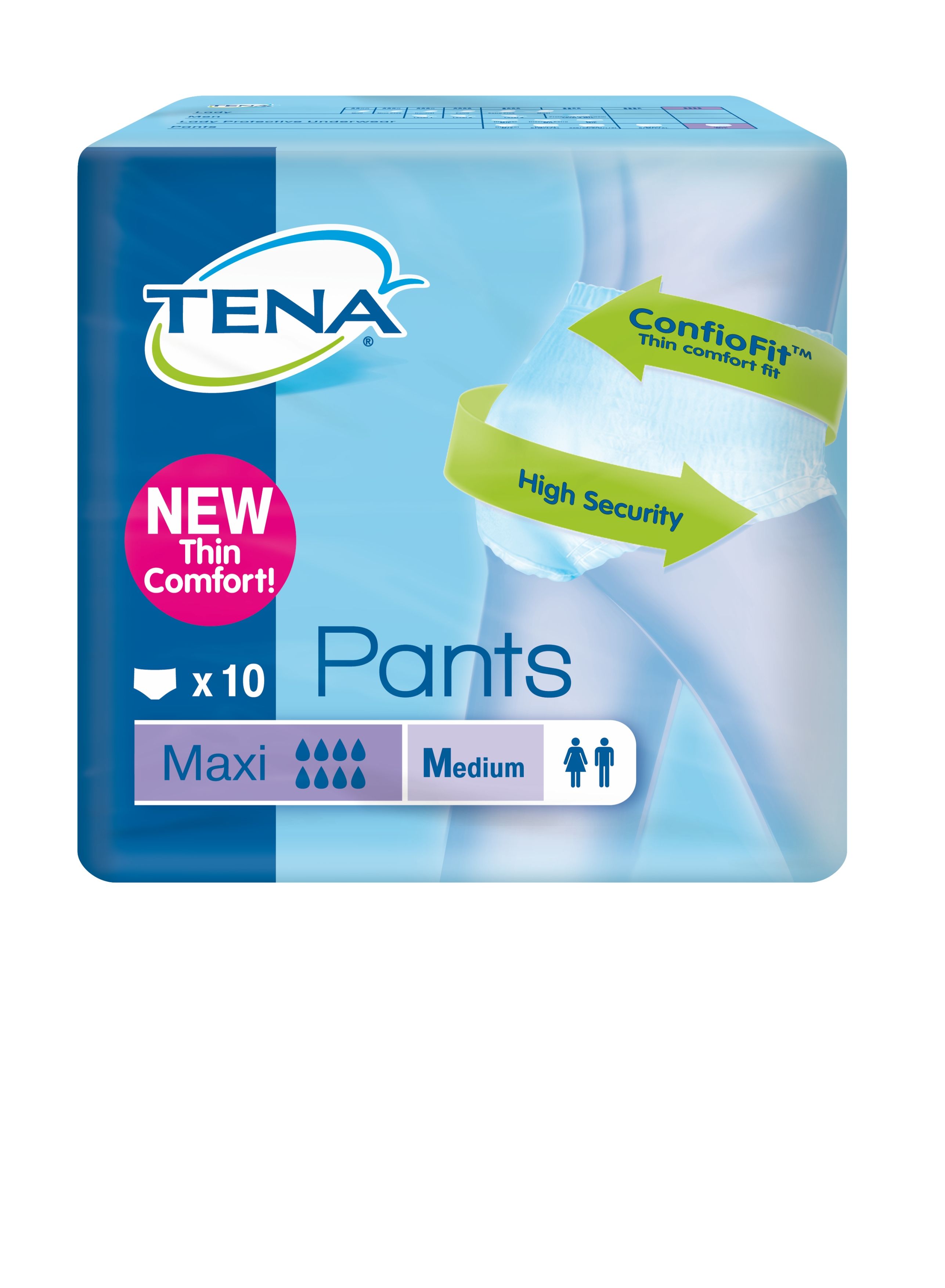 Vendita Tena Pants Maxi Medium pack di 10 a 21,96 €