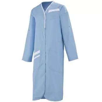 Camice medica da donna NOMIA 8MLC00PC Azzurro-cielo/Bianco