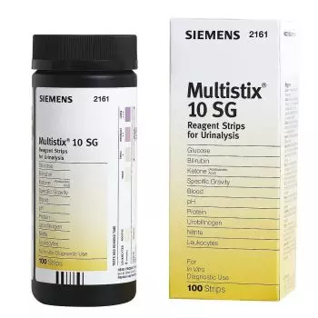  100 strisce reattive urinarie Multistix 10 SG Siemens