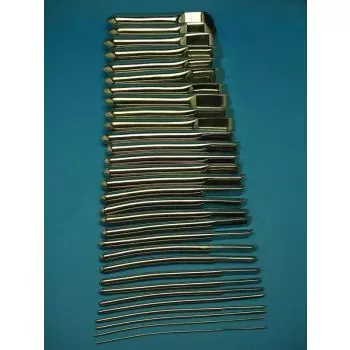 Candela Hegar, semplice inox, 19 cm, set di 30 pezzi: n°1 fino a n°30 - Holtex