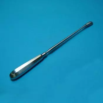 Curette uterino Cuzzi, 30 cm x 14 mm - Holtex