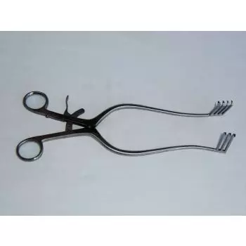 Divaricatore Adson, 27 cm, 3 x 4 artigli - Holtex