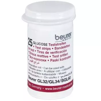 50 strisce reattive per uso con Beurer GL32, GL34 e BGL60