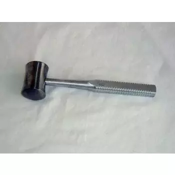 Mallet di Bergmann, 2 teste, 510 g, 23 cm, inox - Holtex