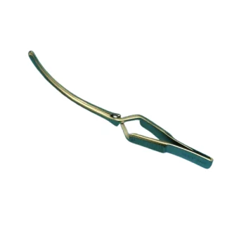 Pinza clamp Bulldog De Bakey, curva, 11 cm - Holtex