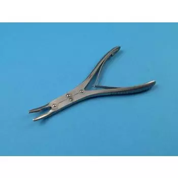 Pinza sgorbia Beyer, doppia articolazione, 18 cm, morsi 3,5 mm - Holtex