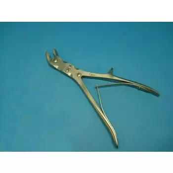 Pinza Gouge Stille, 4 articolazioni, contro-angolata, 23 cm, morso 7 mm - Holtex