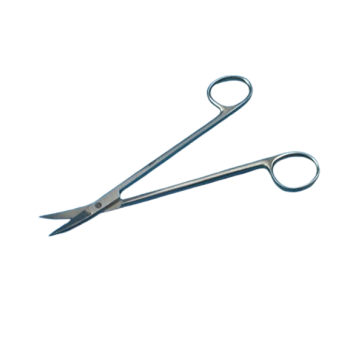 Forbici Kelly, puntati, 16 cm, curvi - Holtex