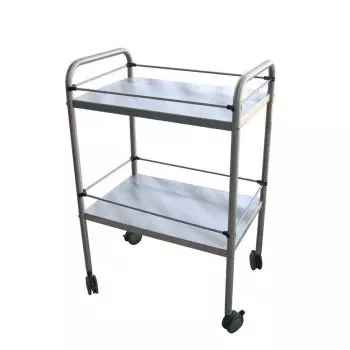 Carrello a due piani Inox 60 x 40 cm