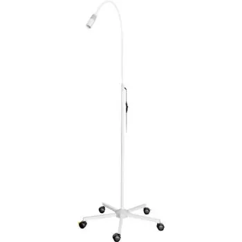 Lampada da esame Luxamed a LED non focalizzabile con supporto a rotelle