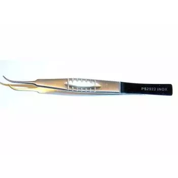 Pinza a Mono-filamento di Troutman, curva, 10 cm - Holtex