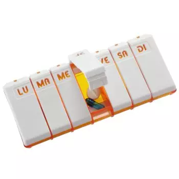 Dosatore settimanale di pillole Pilbox Tempo